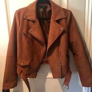 Forever 21 Suede Moto Jacket